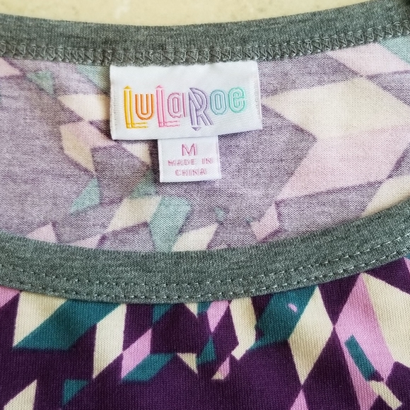 LuLaRoe Purple Midi Julia Dress - Picture 4 of 6